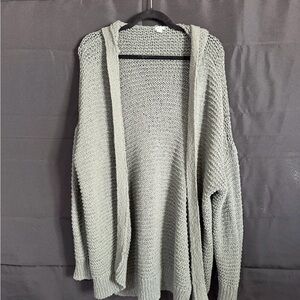 Aerie Women's Open-Front Cardigan - olive green